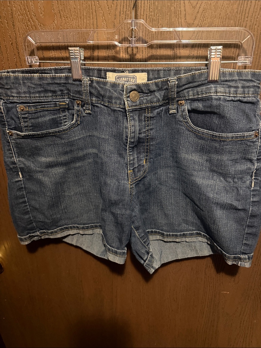 Levi's Classic Medium Blue Denim Jean Shorts